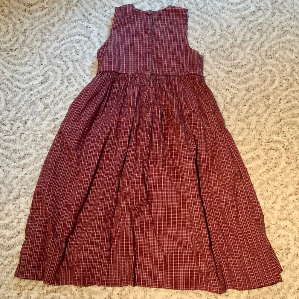Strasburg Holiday Smocked Dress Heritage Collection Plaid Girls sz 6